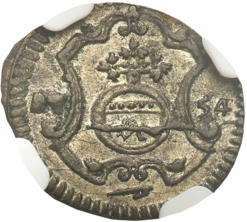 August III Sas. Halerz 1754 FWoF, Drezno NGC MS62